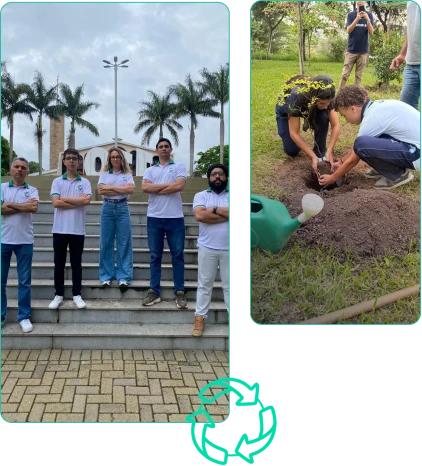 Aluna em aula pratica de informática