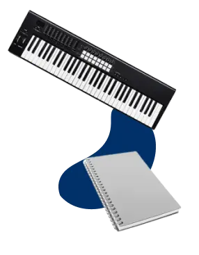 Teclado e Caderno