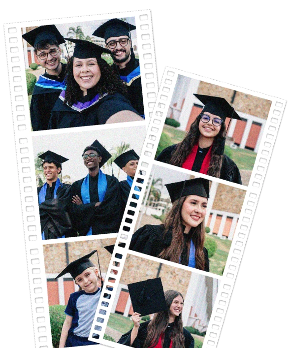 Fotos portrato de alunos se formando