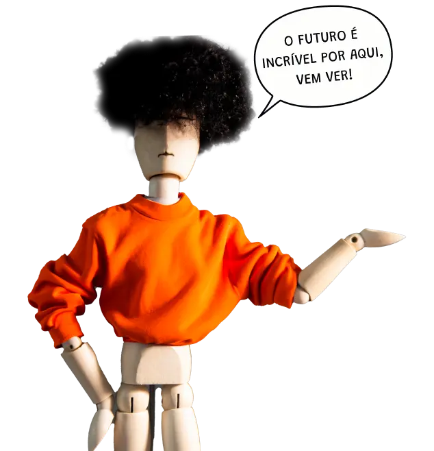 Boneco de madeira matricula facil