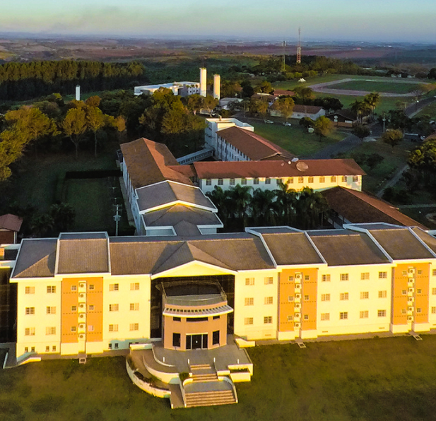 Vista aérea do campus UNASP Engenheiro Coelho