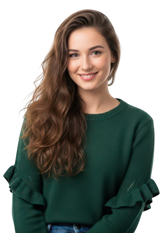 aluna sorrindo
